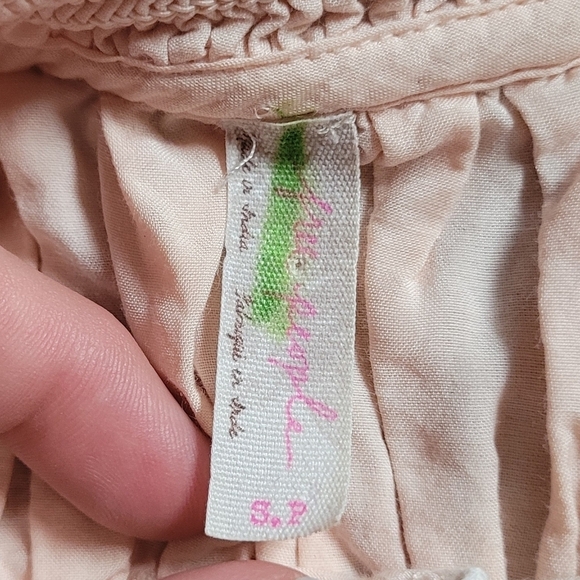 Free People Blush Pink Top With Lace - Picture 2 of 6